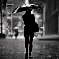 woman-rain